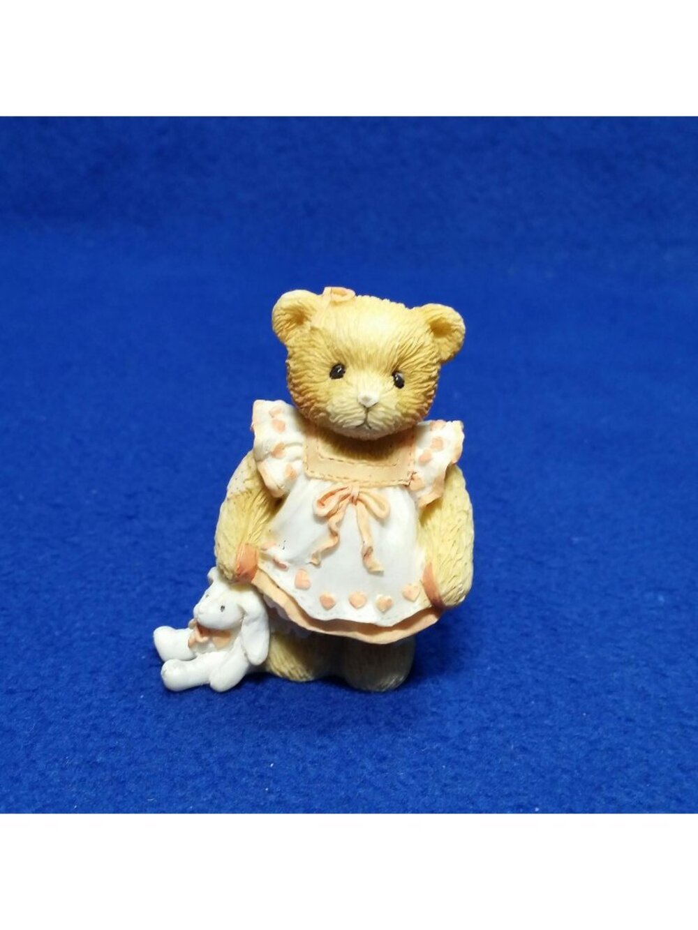 Cherished Teddies Child Of Kindness Figurine Enesco 624853 Girl Bear With Bunny